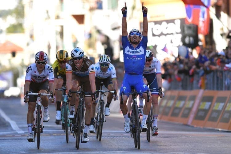 Julian Alaphilippe wins Milan San Remo